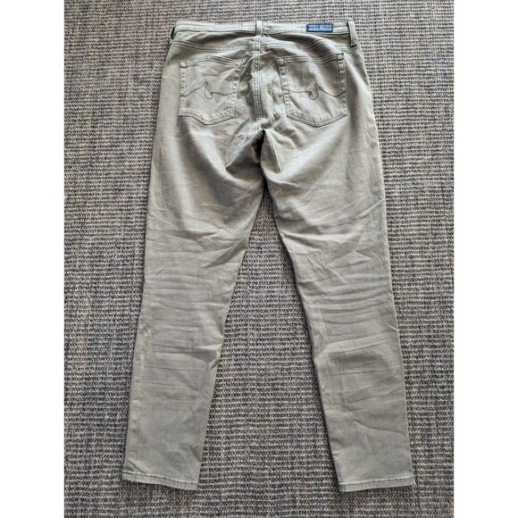 AG Adriano Goldschmied The Abbey Ankle Petite Jeans Women 29p Olive Pre Owned - Picture 6 of 8